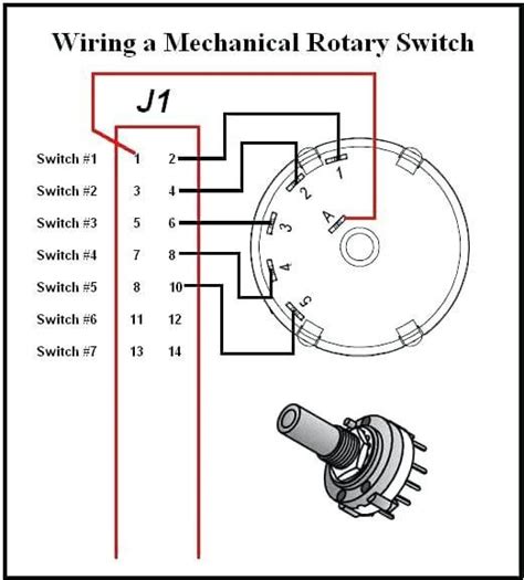 dip rotary switch wiring diagram 
